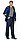 Костюм "Сидней" летний: куртка, брюки синий с ваильковым тк.Rodos (245 гр/кв.м), фото 2