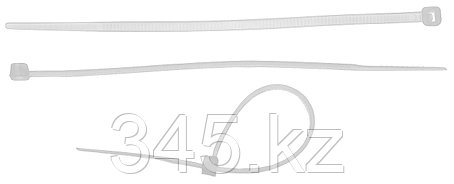 Кабельные стяжки белые КС-Б1, 9 x 1020 мм, 50 шт, нейлоновые, ЗУБР, фото 2