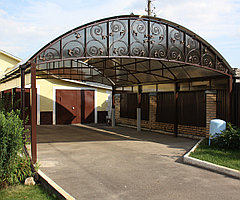 Навес в котедж