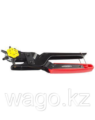 ДЫРОКОЛ STAYER PROFESSIONAL РЕВОЛЬВЕРНЫЙ ДЛЯ КОЖИ, УСИЛЕННЫЙ, 6-В-1, 2-4,5ММ, 22943_Z01, фото 2