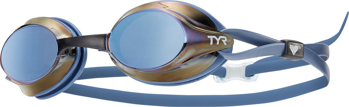 Очки для плавания TYR Velocity Metallized 481 O/S, 481 METALLIZED BLUE