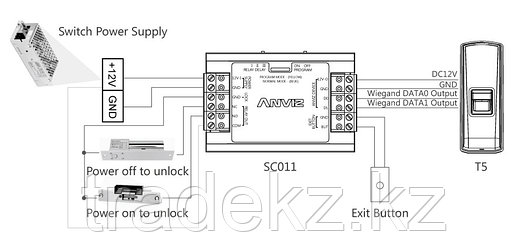 дополнительный исполнительный контроллер доступа Anviz SC011, фото 2