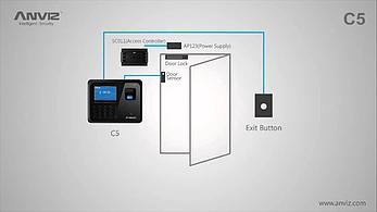 Биометрический терминал контроля доступа и учета рабочего времени Anviz C5, фото 3