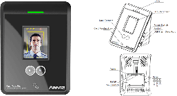 Прибор учета рабочего времени с распознаванием лица Anviz FacePass PRO, фото 3