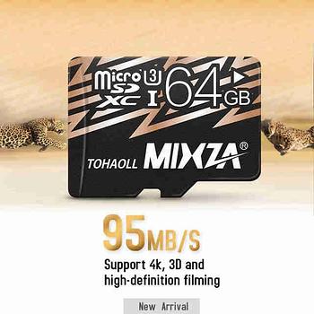 Карта памяти microSD Mixza 64GB (class 10) UHS-I U3