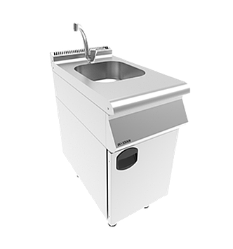 Рабочая поверхность/с мойкой ½ модуль Inoksan