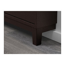Шкаф для обуви с 3 отделения СТЭЛЛ черно-коричневый ИКЕА, IKEA, фото 3