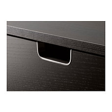 Шкаф для обуви с 3 отделения СТЭЛЛ черно-коричневый ИКЕА, IKEA, фото 2