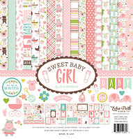 Набор бумаги "Sweet Baby Girl" 30х30 см SBG142016 Набор бумаги "Sweet Baby Girl" 30х30 см