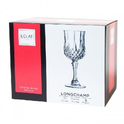 Набор хрустальных бокалов для вина Eclat Longchamp 250 мл (6 штук)