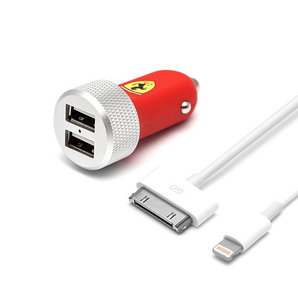 Универсальное USB зарядное устройство Ferrari FERUCC2UAPRE