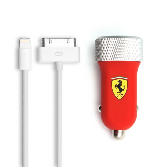 Универсальное USB зарядное устройство Ferrari FERUCC2UAPRE - фото 2 - id-p49391349