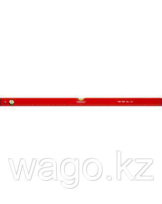 УРОВЕНЬ СТРОИТЕЛЬНЫЙ MIRAX 34602-100_Z02, КОРОБЧАТЫЙ, 2 АМПУЛЫ, КРАШЕНЫЙ, 1000 ММ, фото 2