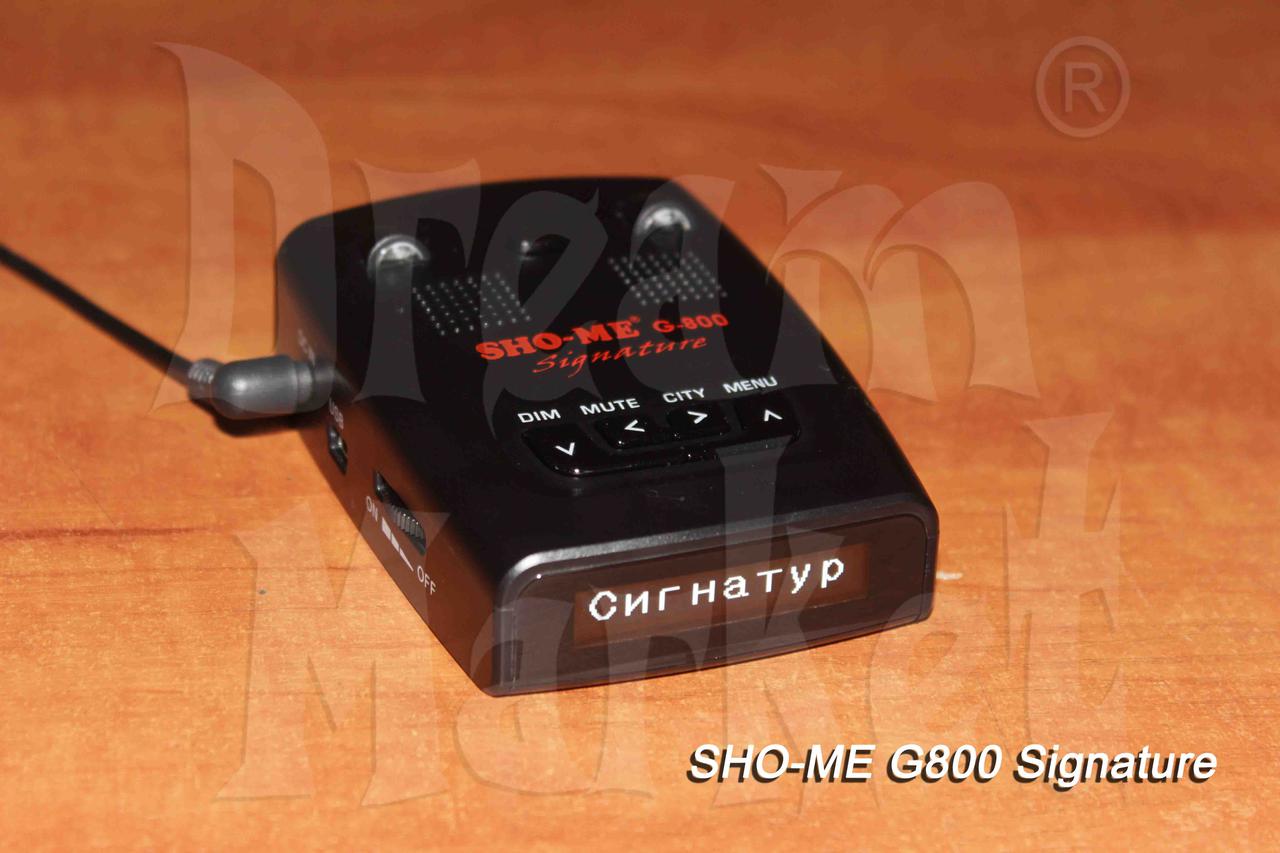 Sho-Me G-800 Signature, база камер, GPS, фото 1