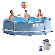 Бассейн каркасный круглый 305х76 см с фильтр-насосом, Intex 28702/26702