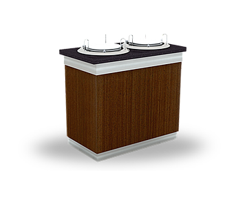 Фуршетный модуль с подогревом для тарелок Inoksan