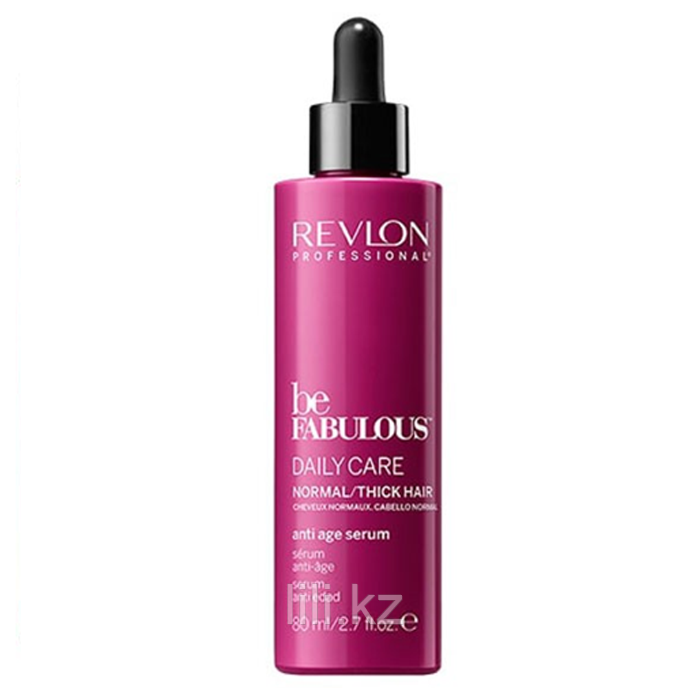 Антивозрастная сыворотка для волос Revlon Be Fabulous Daily Care Normal Hair Thick Anti-Aging Serum 80 мл.