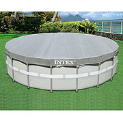 Тент - чехол для круглого каркасного бассейна диаметром 488 см, Intex 28040