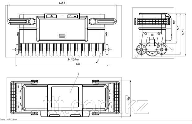 Низкочастотный ультразвуковой сканер-топограф А1050 PlaneScan