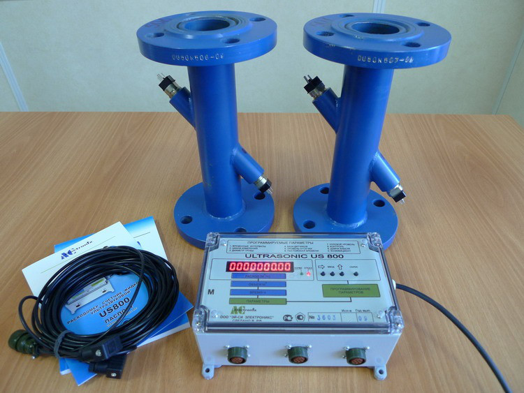 Расходомер сточных вод US800 ультразвуковой ДУ15 ДУ2000
