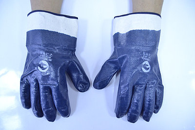 Перчатки-краги с полным нитриловым покрытием STARTUL