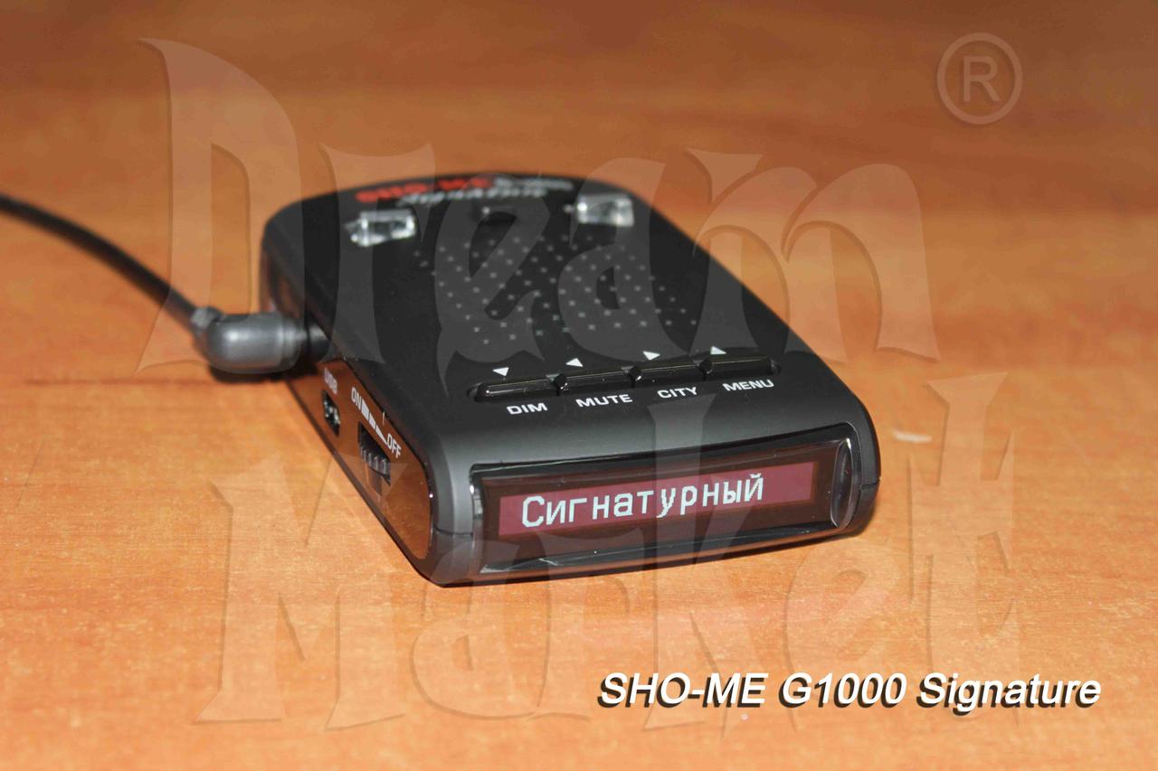 Sho-Me G-1000 Signature, база камер, GPS, фото 1