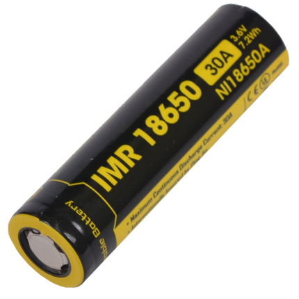 Аккумулятор NITECORE IMR18650 (3100mAh/35A) for vape, фото 2