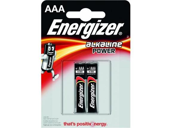 Элемент питания LR03 AAA Energizer POWER Alkaline 2 штуки в блистере, фото 2
