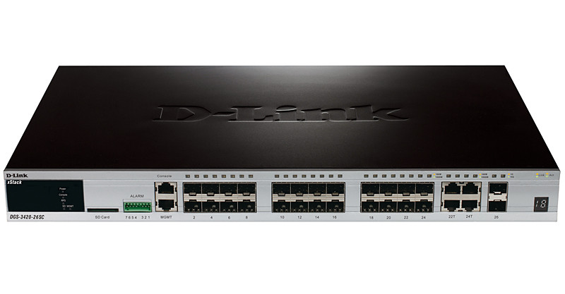 D-link DGS-3420-26SC Управляемый стекируемый коммутатор 3 уровня