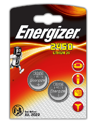 Элемент питания Energizer CR2450 -2 штуки в блистере, фото 2