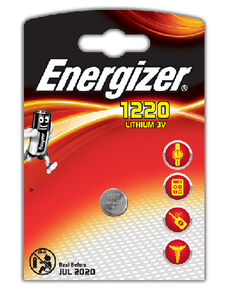 Элемент питания Energizer CR1220 -1 штука в блистере, фото 2