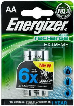 Аккумуляторы Energizer NiMH AA 2300mAh 2 штуки в блистере, фото 2