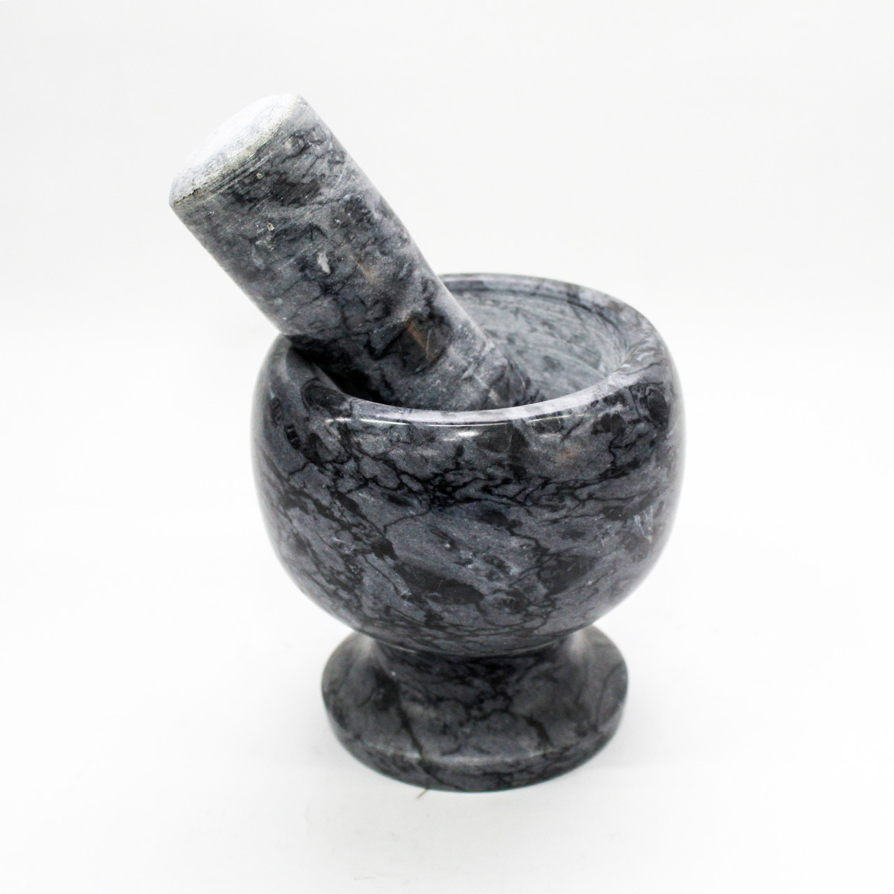 Ступка с пестиком, черная, 100 мм купить в Алматы с доставкой по Казахстану