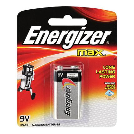 Элемент питания 6LR61 9V Energizer MAX Alkaline 1 штуки в блистере, фото 2