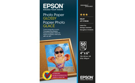 Фотобумага 10х15 Epson C13S042547 50 Л. 200 Г/М2 Paper Glossy, фото 2