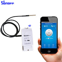 Sonoff TH16 умный Wi-Fi выключатель с датчиком температуры DS18B20 SONOFF-TH16-DS18B20 Sonoff TH16 умный Wi-Fi выключатель с датчиком температуры DS18B20