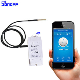 Sonoff TH16 умный Wi-Fi выключатель с датчиком температуры DS18B20