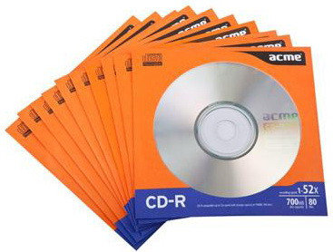 Диск CD-R Acme 80MIN/700MB/52X 1 шт., фото 2