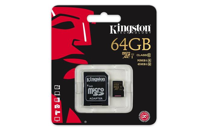 Карта памяти MicroSD 64GB Class 10 U1 Kingston SDCA10/64GB, фото 2