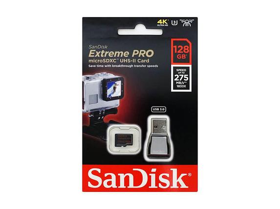 Карта памяти MicroSD 128GB Class 10 U3 SanDisk SDSQXPJ-128G-GN6M3, фото 2