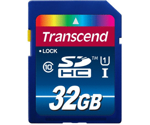 Карта памяти SD 32GB Class 10 U1 Transcend TS32GSDU1, фото 2
