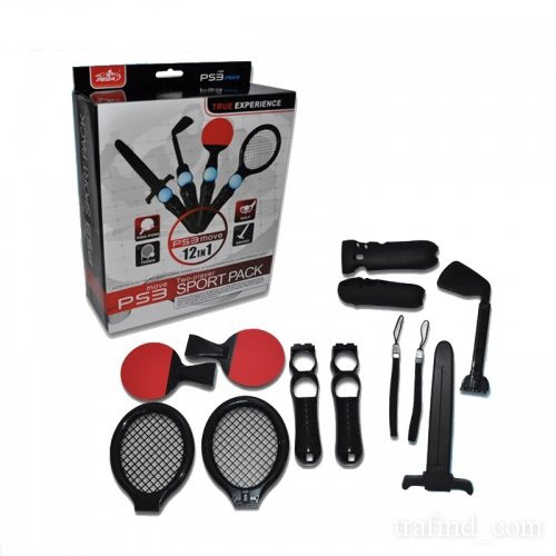 Набор насадок (2 игрока) для PlayStation Move Sport Packs 12 in 1 (PS3).