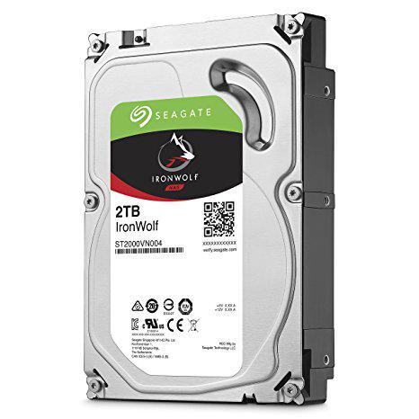 Seagate ST2000VN004 Жесткий диск для NAS систем 2Tb HDD IronWolf SATA 6Gb/s 5900rpm 3.5" 64Mb