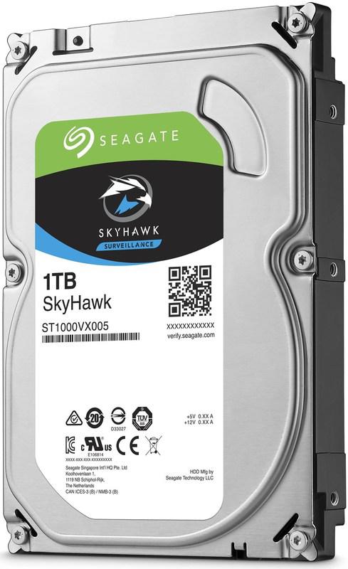 Seagate ST1000VX005 Жесткий диск для видеонаблюдения 1Tb SkyHawk SATA3 3.5" 64Mb