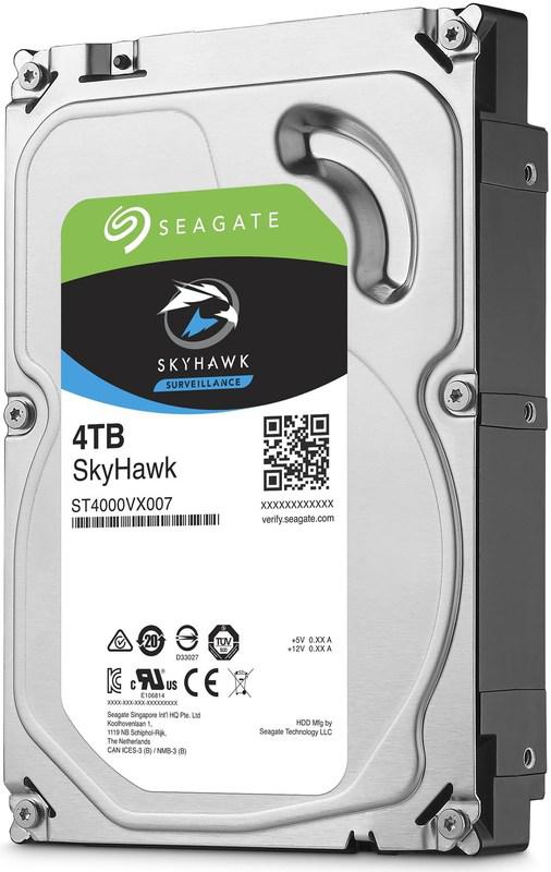 Seagate ST4000VX007 Жесткий диск для видеонаблюдения 4Tb SkyHawk SATA3 3.5" 64Mb