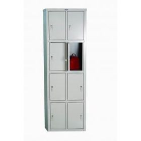Шкаф металлический для одежды многосекционный - фото 3 - id-p3272338