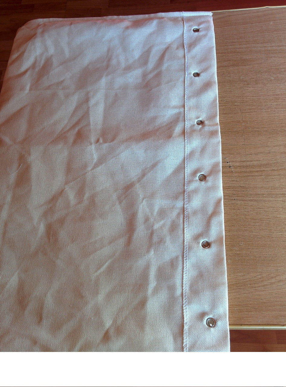 Мешок 60*40 см с люверсами 8 шт. Ткань "двунитка" аппретированная плотн.240 г/м.кв.