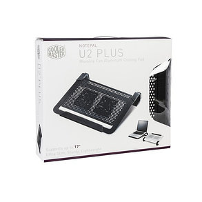 Охлаждающая подставка для ноутбука Cooler Master NotePal U2 Plus Чёрный, фото 2