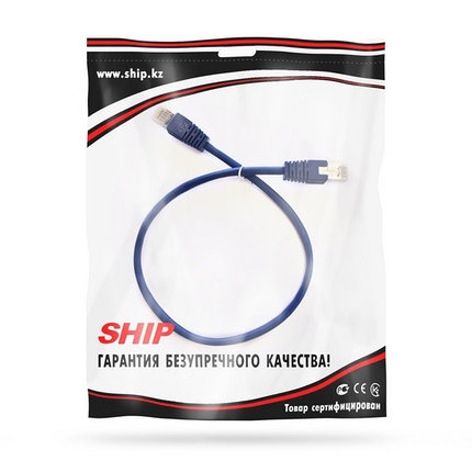 Патч Корд SHIP Cat.5e FTP LSZH RJ-45 0.5 м S4025BL0050-P, фото 2