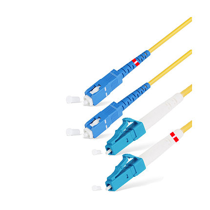 Патч Корд Оптоволоконный 2SC/UPC-2LC/UPC SM 9/125 Duplex 3.0мм 1 м, фото 2